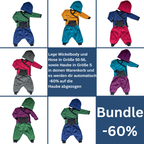 Wickelbody fels grau, Merinowolle & Seide (bio/GOTS)