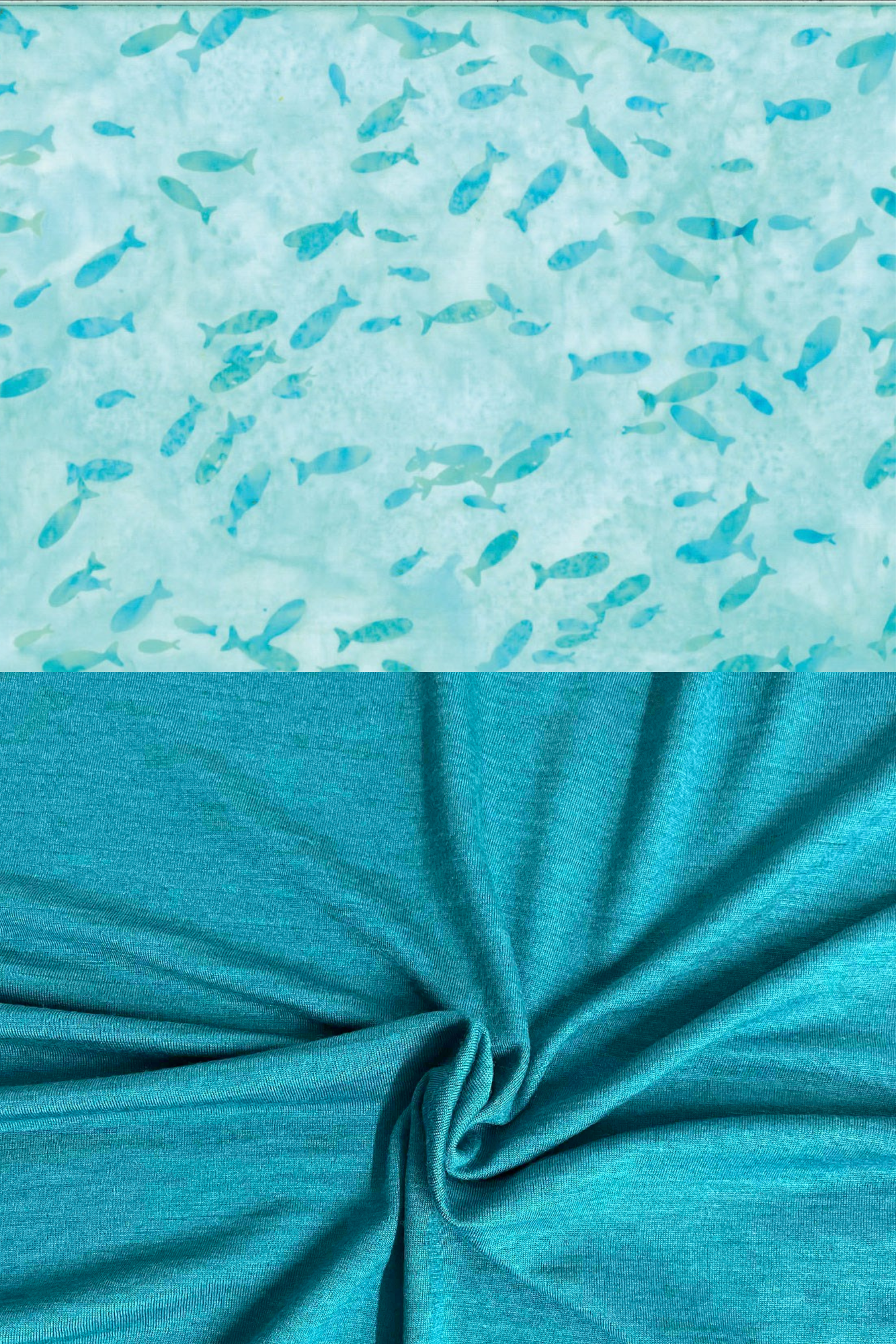 Sommerkappe smaragd Fisch limited edition NEU, Merinowolle & Seide (bio/GOTS)