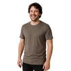 T-shirt men's royal blue, merino wool &amp; silk