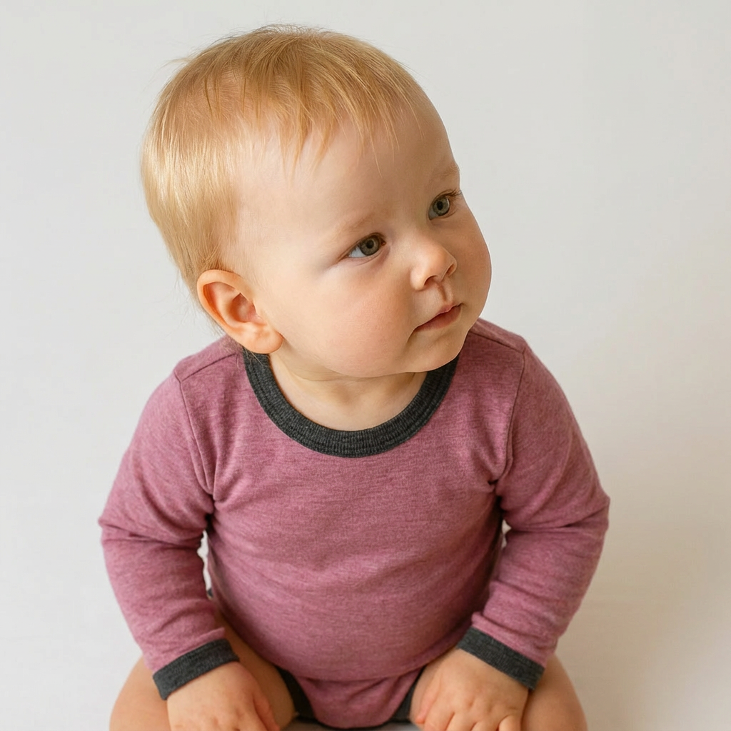 Body rose, Merinowolle & Seide (bio/GOTS)