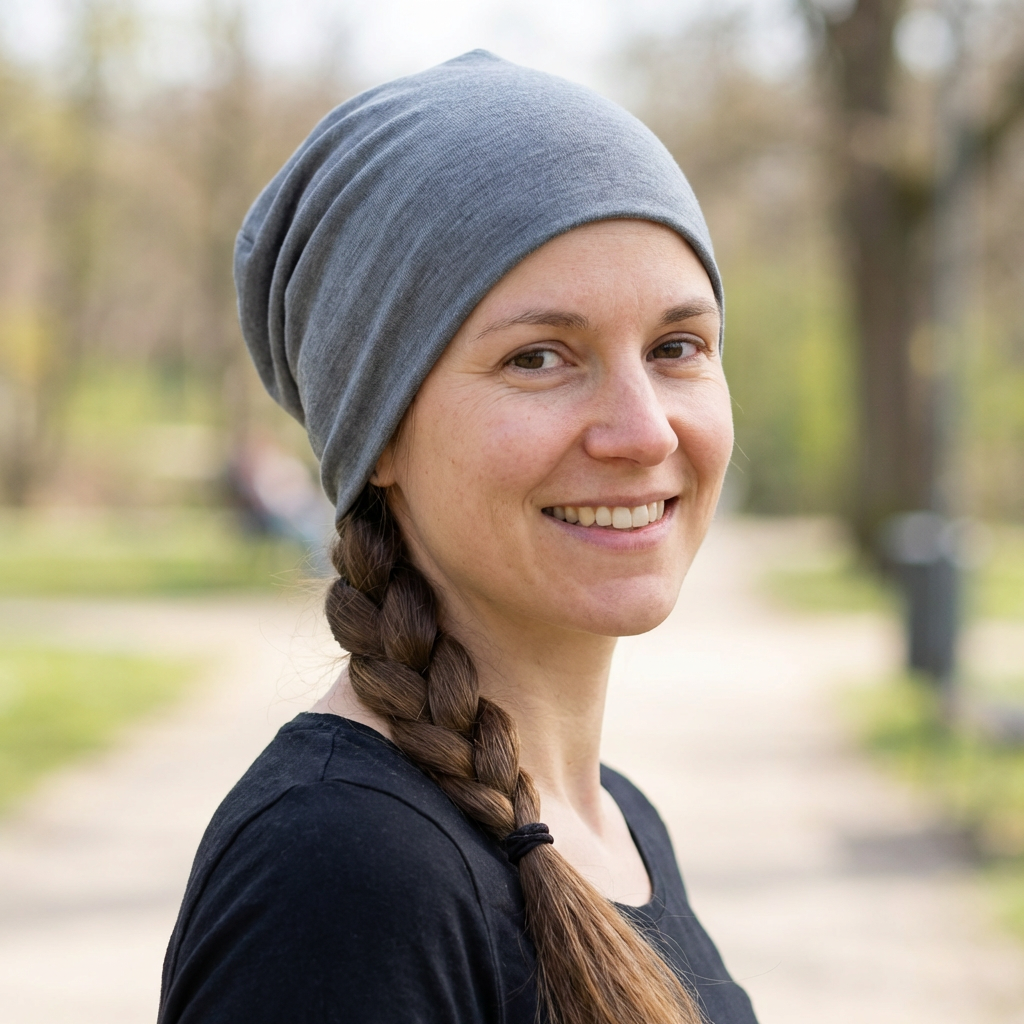 Haube Damen/Herren fels, Merinowolle & Seide (bio/GOTS)