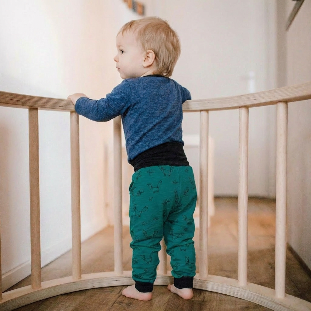 Pants | Merino wool & silk (organic / GOTS) - royal blue