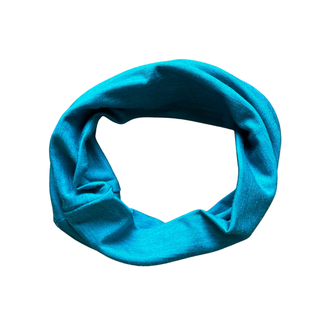 Loop smaragd Kinder, Merinowolle & Seide (bio/GOTS) - smaragd uni