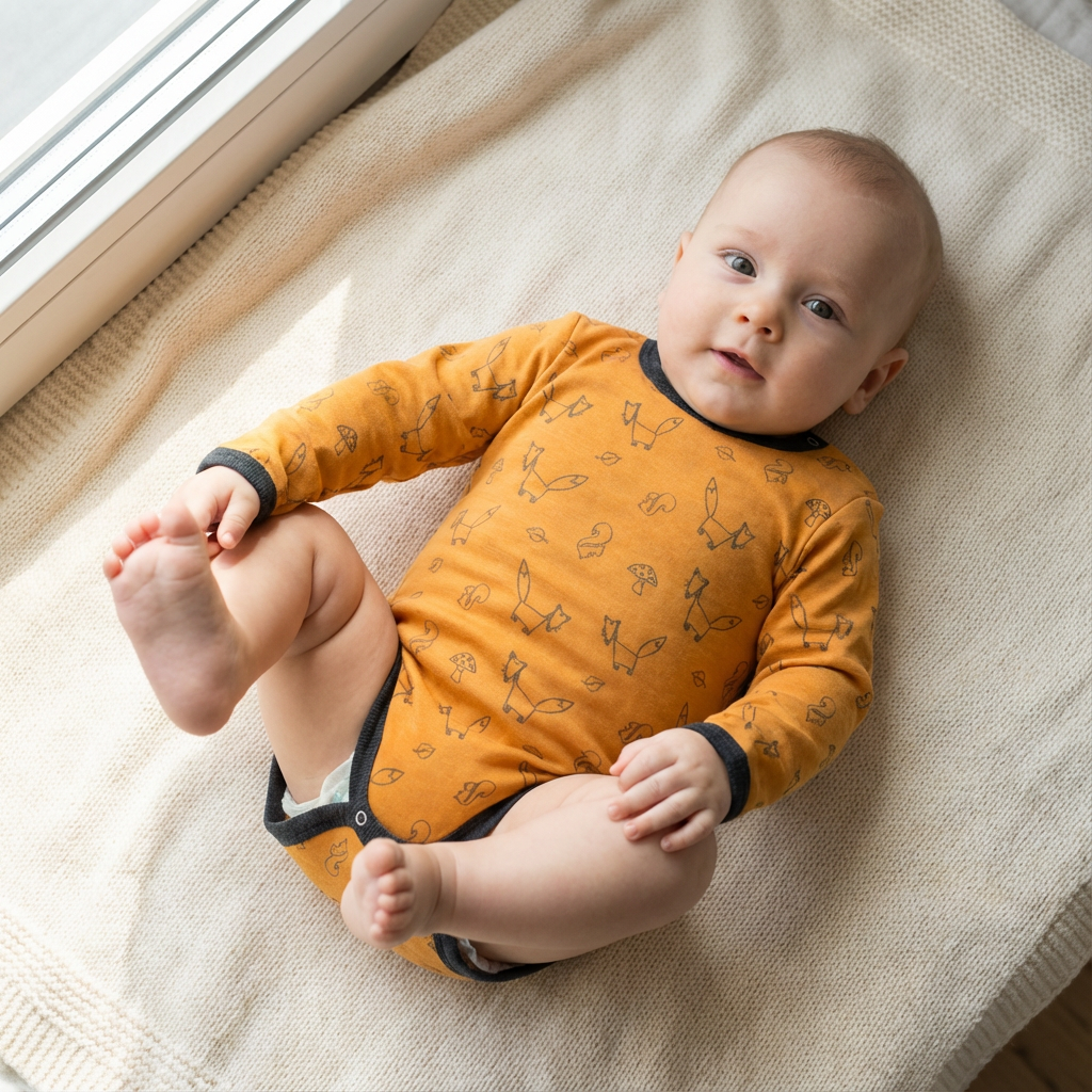 Body sunny yellow fox, merino wool &amp; silk (organic/GOTS)