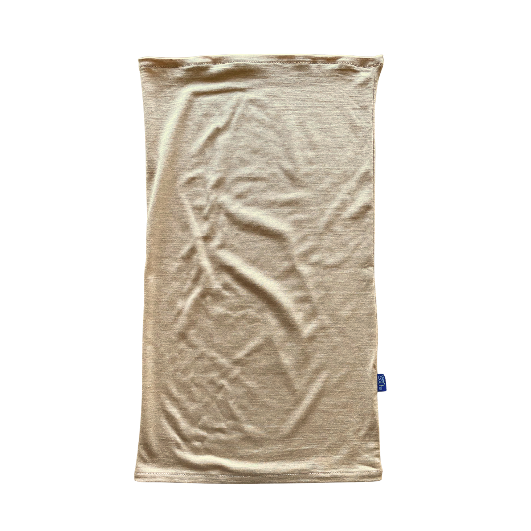 Tube loop rosé, merino wool &amp; silk (organic/GOTS)