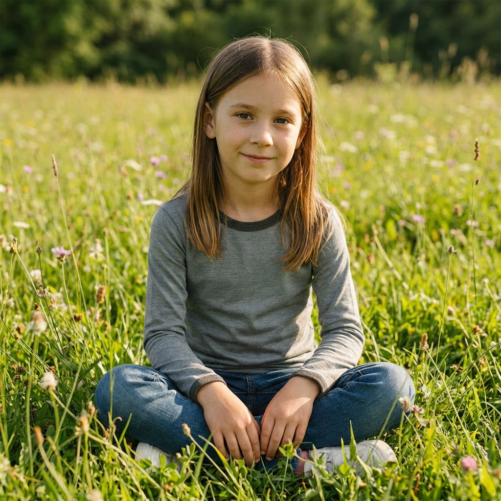 Shirt fels, Merinowolle & Seide (bio/GOTS)