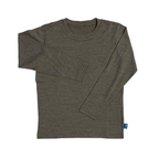 Shirt muskat braun, Merinowolle & Seide (bio/GOTS)