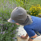 Summer cap | Merino wool & silk (organic / GOTS) - royal blue