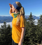 Damen T-Shirt sonnengelb, Merinowolle & Seide (bio/GOTS)