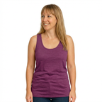 Damen Tank Top zwetschke, Merinowolle & Seide (bio/GOTS)