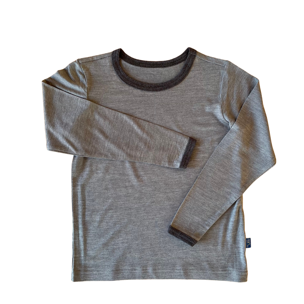 Shirt fels, Merinowolle & Seide (bio/GOTS)