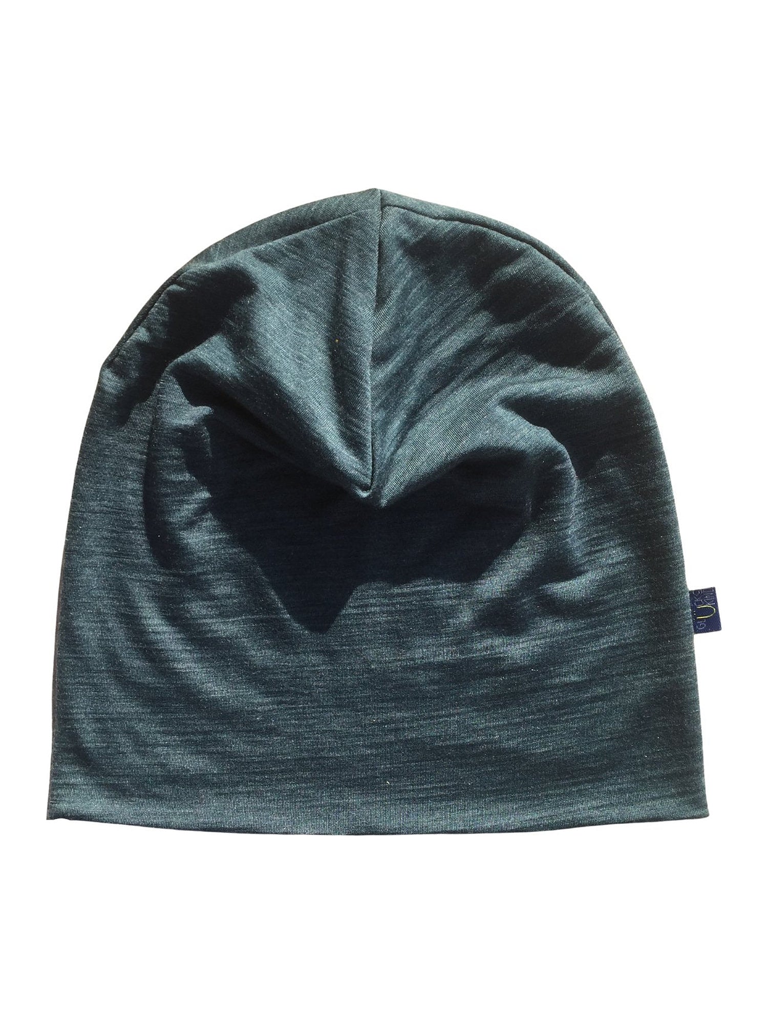 Glückskind Haube Damen/Herren schiefer aus Merinowolle und Tencel (bio/GOTS) - by heywool, Freisteller #ay