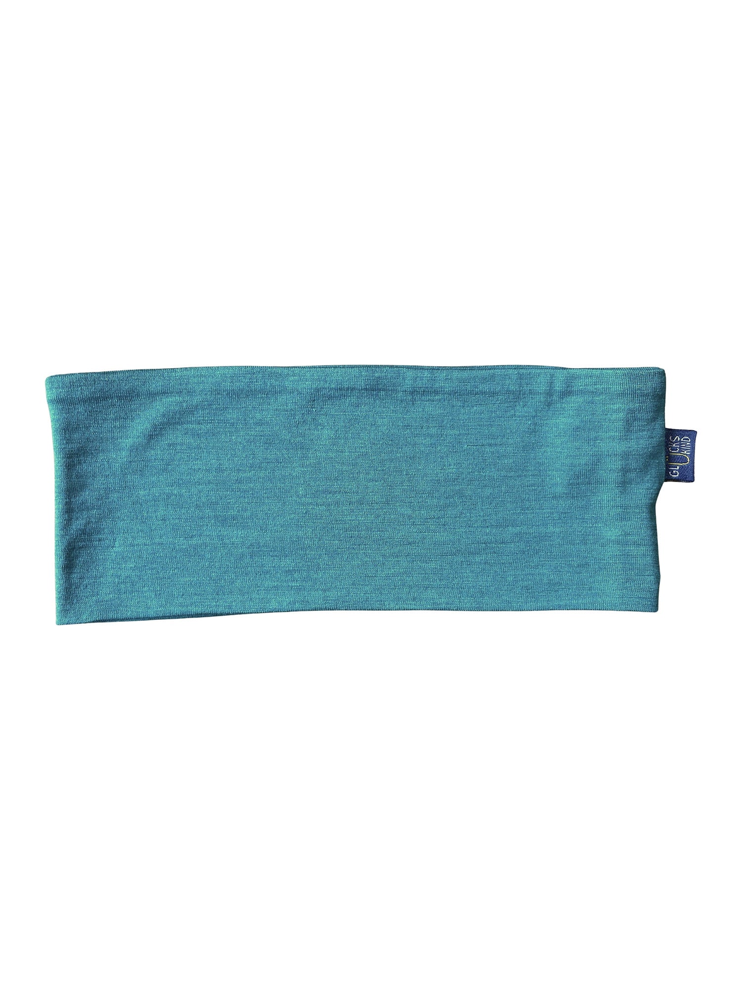 Glückskind Kinder-Stirnband smaragd aus Merinowolle und Seide (bio/GOTS) - by heywool, Freisteller #ay