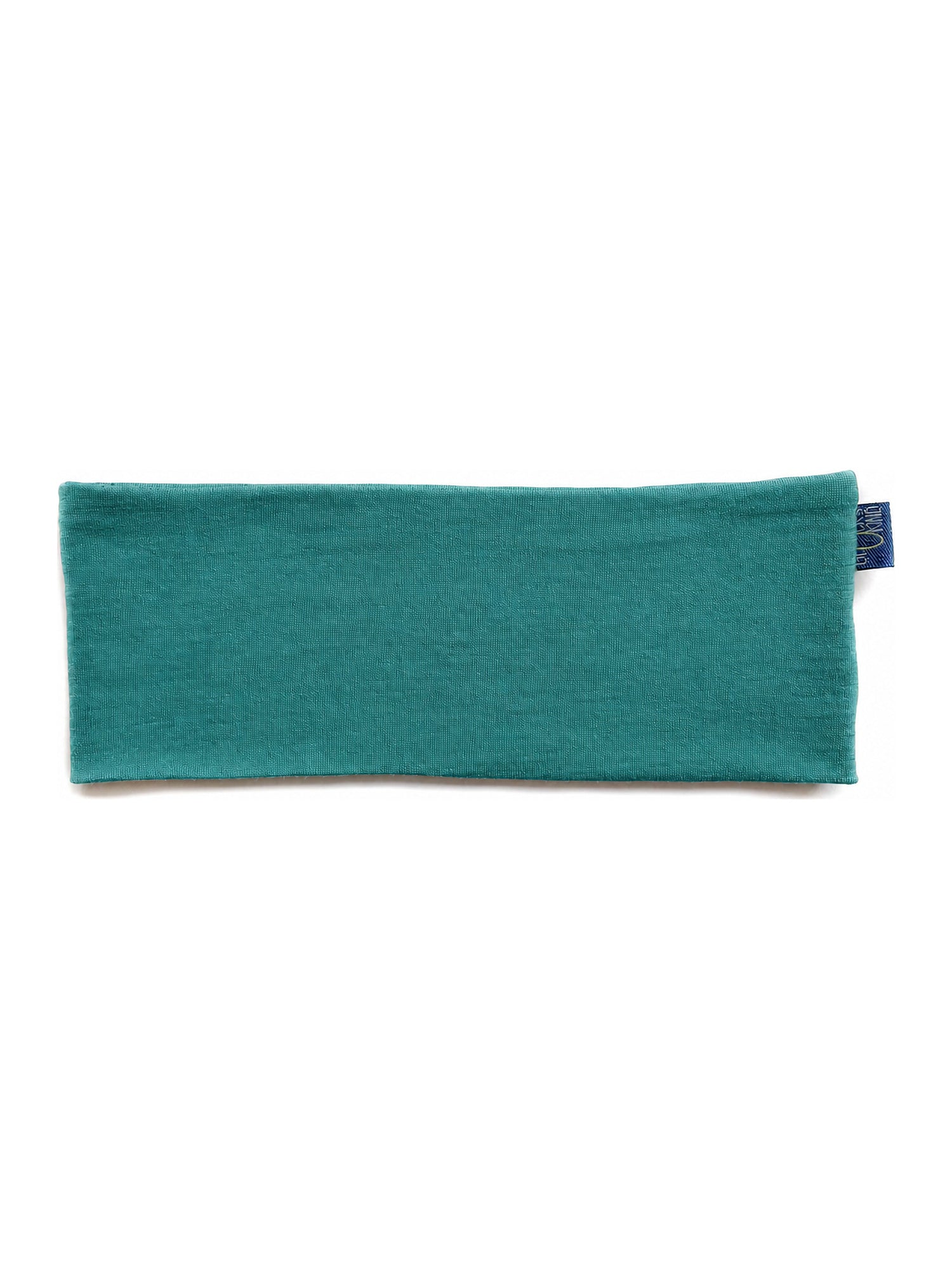 Glückskind Stirnband smaragd aus Merinowolle und Seide (bio/GOTS) - by heywool, Freisteller #ay