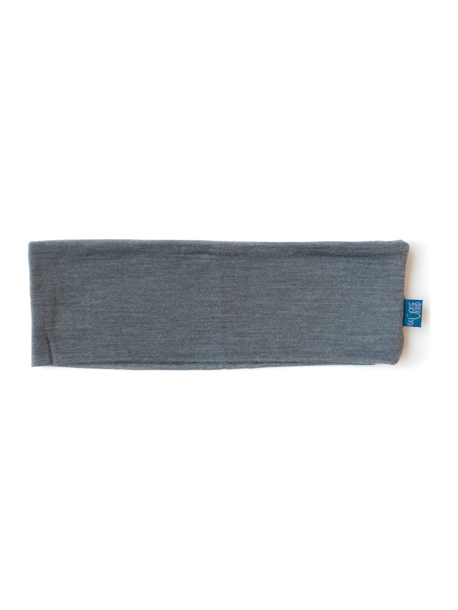 Glückskind Kinder-Stirnband fels aus Merinowolle und Seide (bio/GOTS) - by heywool, Freisteller #ay