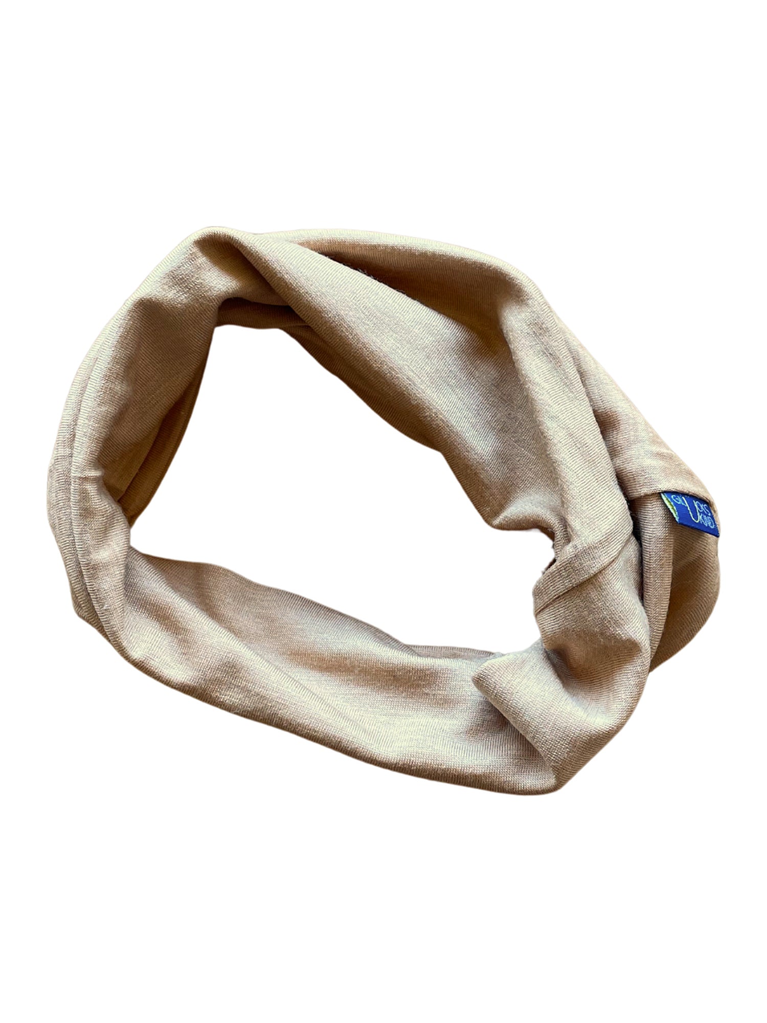 Glückskind Loop sand Kinder aus Merinowolle und Seide (bio/GOTS) - by heywool, Freisteller #ay