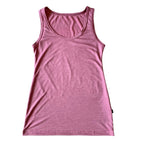 Damen Tank Top rosé, Merinowolle & Seide (bio/GOTS) - Glückskind - Tank-Top - S