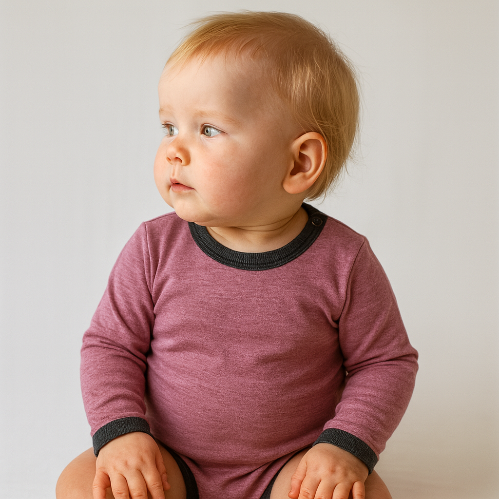 Body rose, Merinowolle & Seide (bio/GOTS)