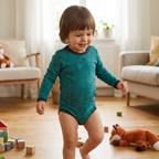 Body emerald fox, merino wool &amp; silk (organic/GOTS)