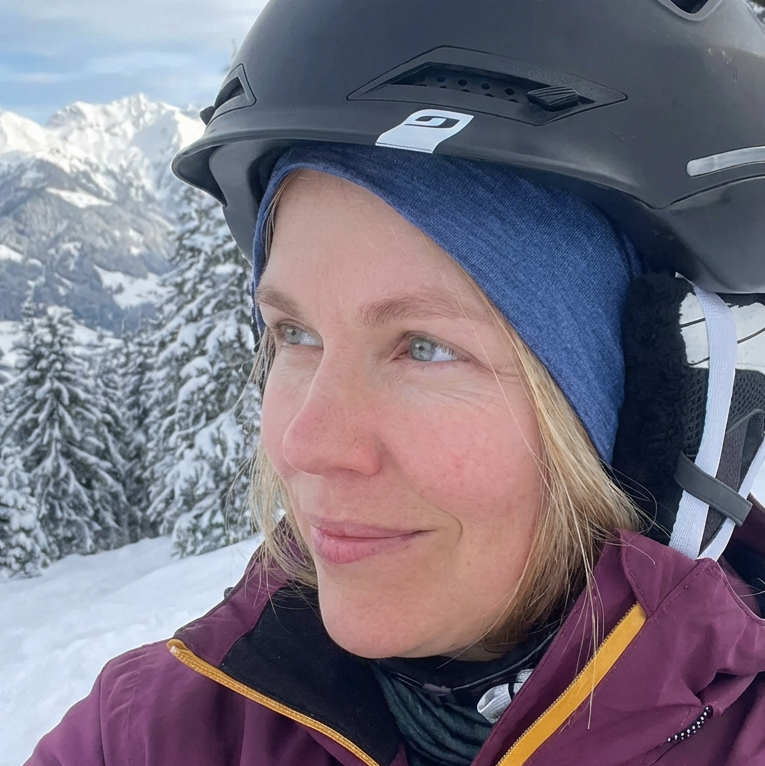 Haube Damen/Herren royal blau, Merinowolle & Seide (bio/GOTS)