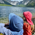 Summer cap | Merino wool & silk (organic / GOTS) - royal blue