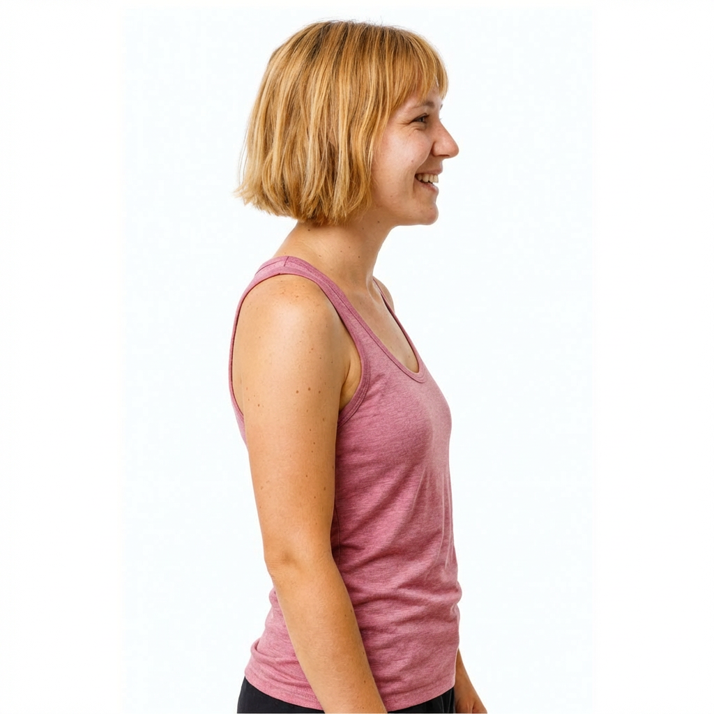 Damen Tank Top rosé, Merinowolle & Seide (bio/GOTS)