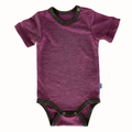 Body zwetschke kurzarm, Merinowolle & Seide (bio/GOTS)