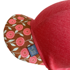 Glückskind Sommerkappe himbeere Rose limited edition, Merinowolle & Seide (bio/GOTS)