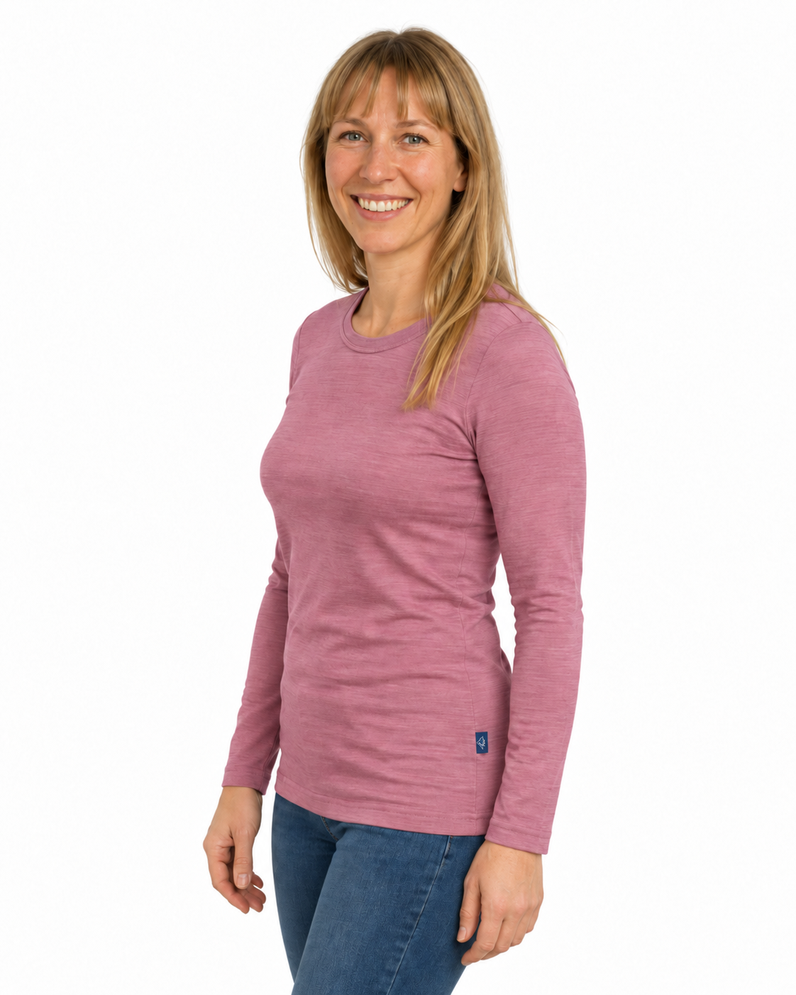 Women's tank top blackberry, merino wool &amp; Tencel (organic/Bluesign)