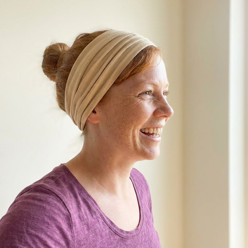 Tube loop rosé, merino wool &amp; silk (organic/GOTS)