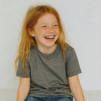 T-Shirt Kind fels, Merinowolle & Seide (bio/GOTS)