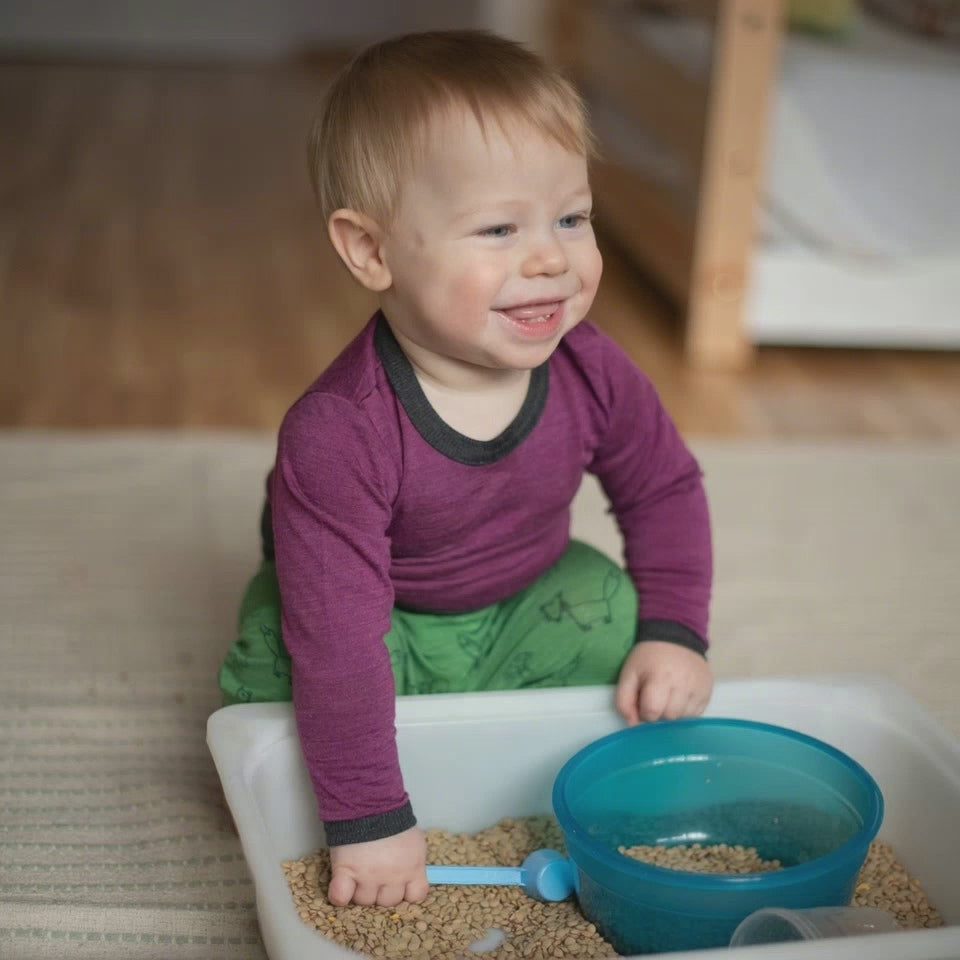 Body zwetschke uni, Merinowolle & Seide (bio/GOTS)