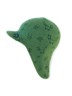 Summer cap | Merino wool & silk (organic / GOTS) - forest green
