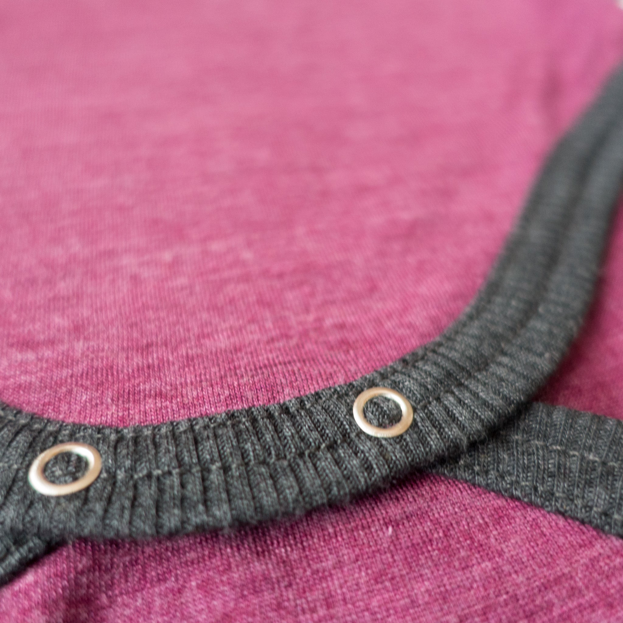 Body zwetschke uni, Merinowolle & Seide (bio/GOTS) - Glückskind - Body - 74-80