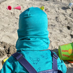 Summer cap | Merino wool & silk (organic / GOTS) - royal blue