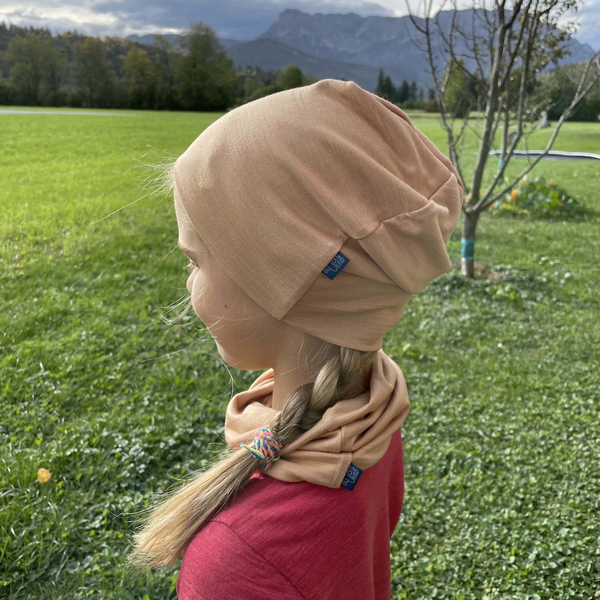 Loop sand Kinder, Merinowolle & Seide (bio/GOTS) - Glückskind - Loop - S