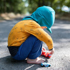 Sommerkappe smaragd uni, Merinowolle & Seide (bio/GOTS) - Glückskind - Sommerkappe - S (bis 41cm KU)